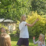 playing with bubbles