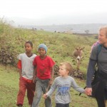 hiking up the volcano at Bubagyo