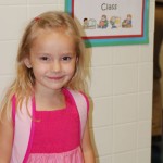 Kayley at Mrs. Baker's class